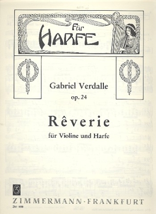 Reverie op.24 fr Violine und Harfe