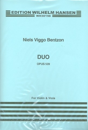 Duo op.539 for violin and viola