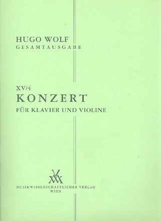 Konzert op.6 fr Violine und Klavier