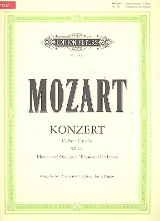 Konzert C-Dur KV467 fr Klavier und Orchester fr 2 Klaviere