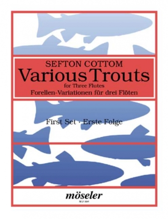 Various Trouts fr 3 Flten (3 Violinen) Partitur und Stimmen