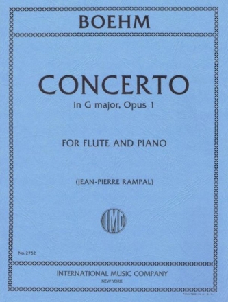 Concerto G major op.1 for flute and piano RAMPAL, JEAN-PIERRE, ED.