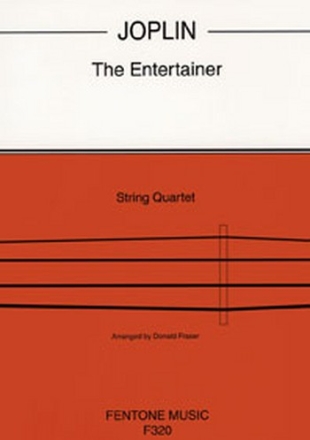 The Entertainer for string quartet score and parts