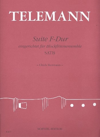 Suite F-Dur fr 4 Blockflten (SATB) Partitur und Stimmen