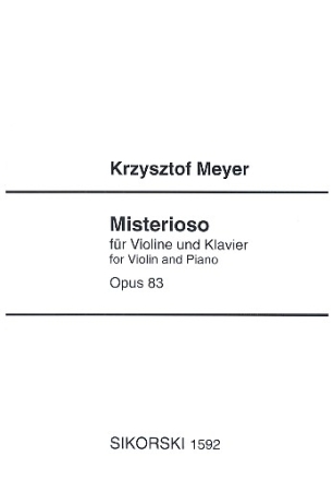 Misterioso op.83 fr Violine und Klavier