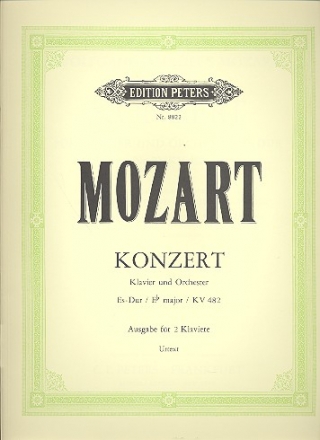 Konzert Es-Dur KV482 fr Klavier und Orchester fr 2 Klaviere