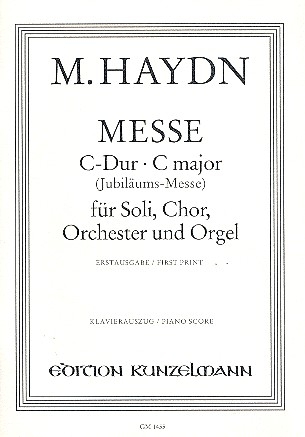 Messe C-Dur fr Soli, gem Chor, Orchester und Orgel Klavierauszug