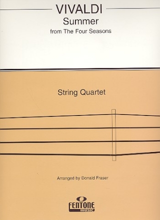 Summer from The Four Seasons for string quartet score and parts