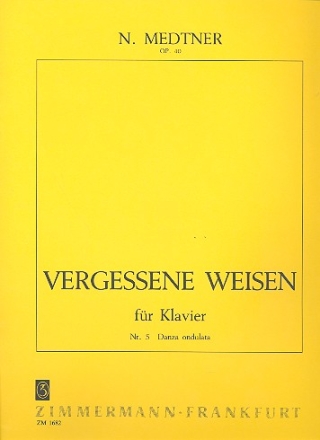 Danza ondulata op.40,5 fr Klavier