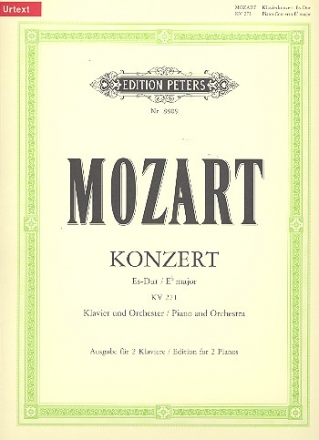 Konzert Es-Dur KV271 fr Klavier und Orchester fr 2 Klaviere