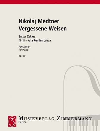 Alla Reminiscenza op.38,8 fr Klavier Vergessene Weisen Nr.8