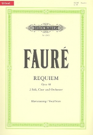 Requiem op.48 fr Soli (S, Bar), Chor und Orchester Klavierauszug