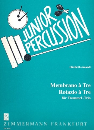 Membrano a Tre fr Trommel-Trio Rotazio a Tre Junior Percussion