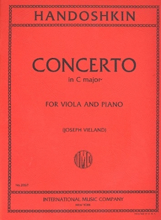 Concerto c major for viola and piano