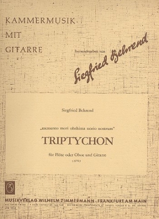 Triptychon fr Flte (Oboe) und Gitarre