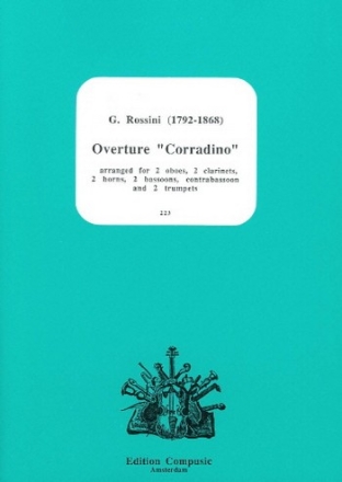 OUVERTUERE ZU CORRADINO FUER BLAESER ENSEMBLE PARTITUR+STIMMEN