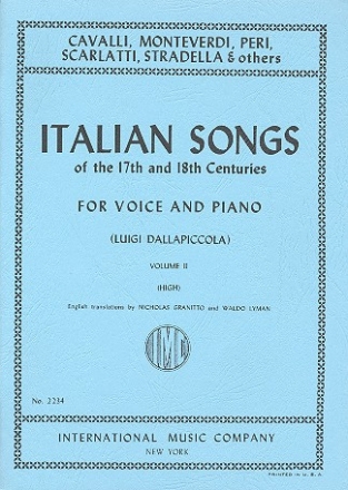 Italian Songs vol.2 for high voice and piano (it/en)