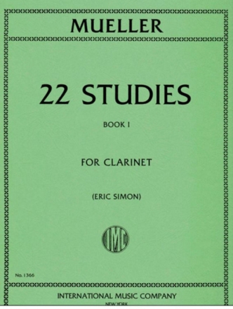 22 Studies vol.1 (nos.1-11) for clarinet