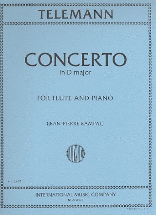 Concerto D major for flute and piano