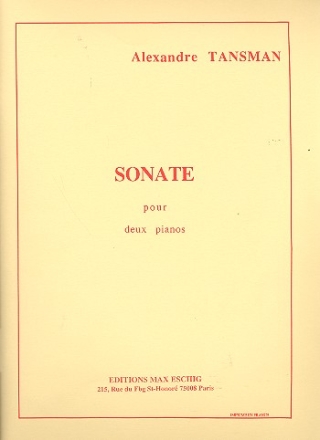 Sonate pour 2 pianos