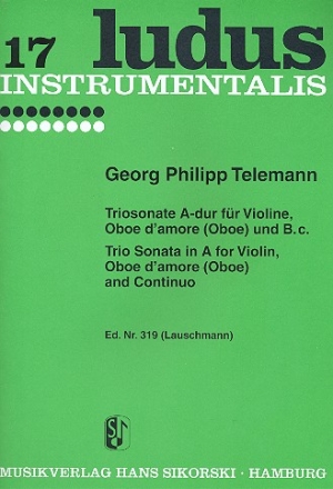 Triosonate A-Dur fr Violine, Oboe d'amore (Oboe ) und Bc