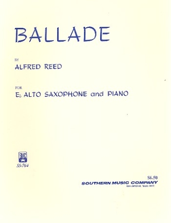 Ballade fr Altsaxophon und Klavier