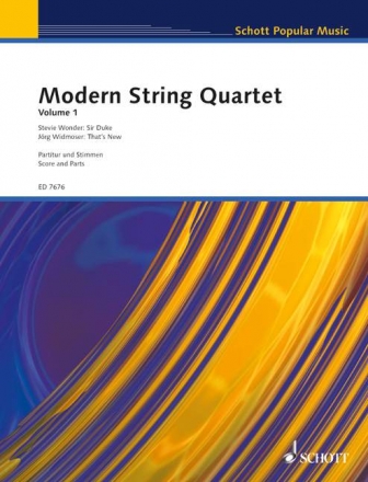 Widmoser, Jrg / Wonder, Stevie: Modern String Quartet Band 1 fr Streichquartett Partitur und Stimmen