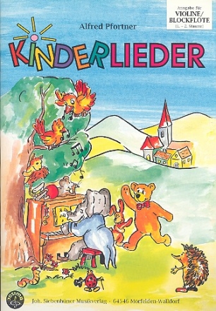 Kinderlieder (+CD) fr flexibles Ensemble C-Instrumente 1 und 2 (Violine/Blockflte)