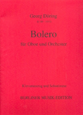 Bolero fr Oboe und Orchester fr Oboe und Klavier