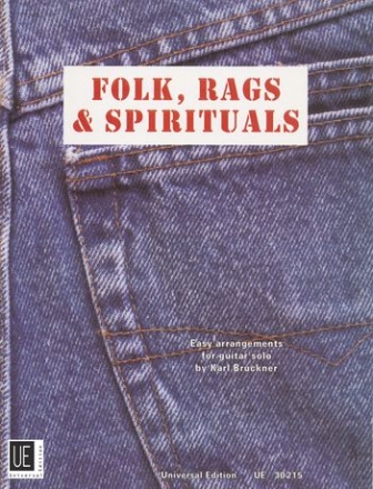 Folk Rags and Spirituals Easy Arrangements for guitar solo