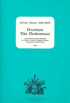 Die Fledermaus Ouvertre fr Blserensemble, Partitur+Stimmen Blomhert, B., Bearb.