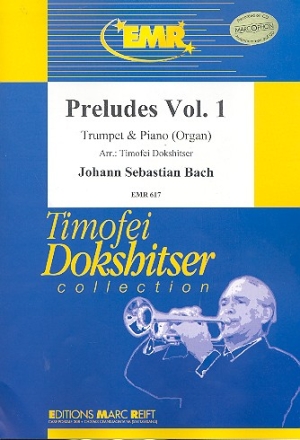 Preludes vol.1 (Nr.1-4) fr Trompete und Klavier (Orgel)