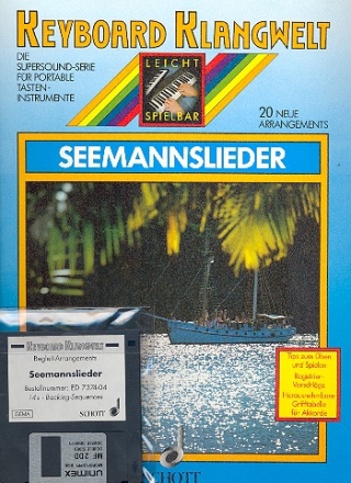 Seemannslieder (+Midi Disk) fr Keyboard (System Korg) Diskette im Korg-