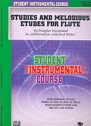 Studies and melodious etudes for flute Level 1 (elementary)