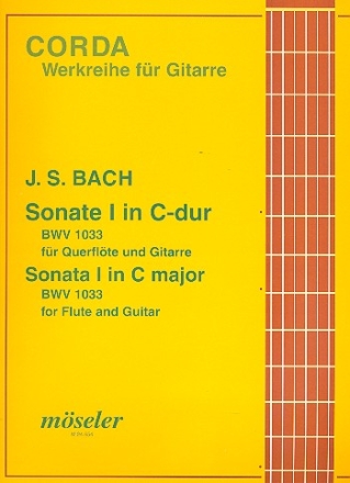 Sonate C-Dur Nr.1 BWV1033 fr Flte und Gitarre