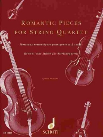 Romantische Stcke fr Streichquartett Stimmen