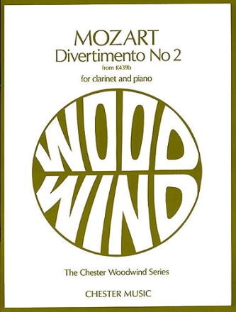 Divertimento no.2 from KV439b for clarinet and piano