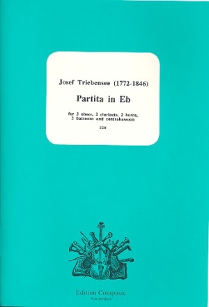 Partita in Eb for 2 oboes, 2 clarinets, 2 horns, 2 bassoons and contrabassoon score and parts