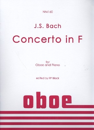 Concerto F major for oboe and piano