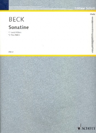 Sonatine fr 2 Flten Spielpartitur