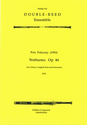 NOTTURNO OP.46, FOR 2 OBOES, 2 ENGL. HORNS AND 4 BASSOONS OP.46