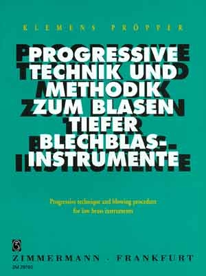 Progressive Technik und Methodik zum Blasen tiefer Blechblasinstrument