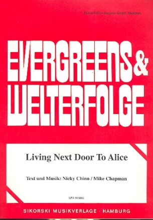 Living next Door to Alice: Einzelausgabe fr Gesang und Klavier