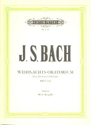 Weihnachtsoratorium BWV248 fr Soli, gem Chor und Orchester Partitur