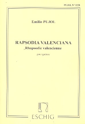 Rapsodia Valenciana pour guitare