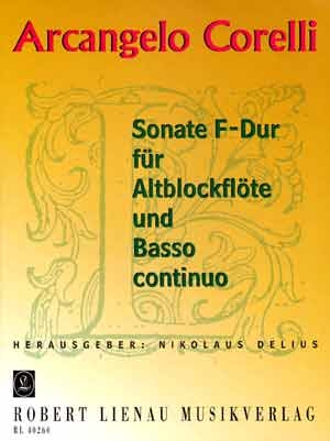 Sonate F-Dur Fr Altblockflte und Bc