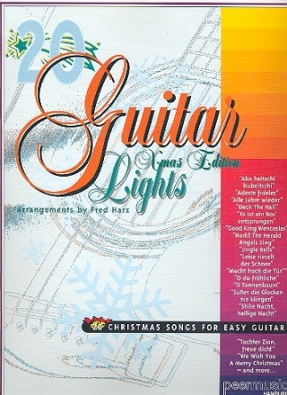 20 Guitar Lights: Christmas Songs for easy guitar