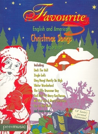 Favourite English and American Christmas Songs for accordion fr 1-2 Akkordeons