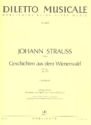 GESCHICHTEN AUS DEM WIENERWALD WALZER OP.325 STIMMENSET HARMONIE UND STREICHER (4/3/2/2/1)