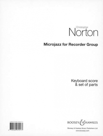 Microjazz for Recorder Group fr 3 Blockflten (SSA), Klavier und Gitarre Partitur und Stimmen